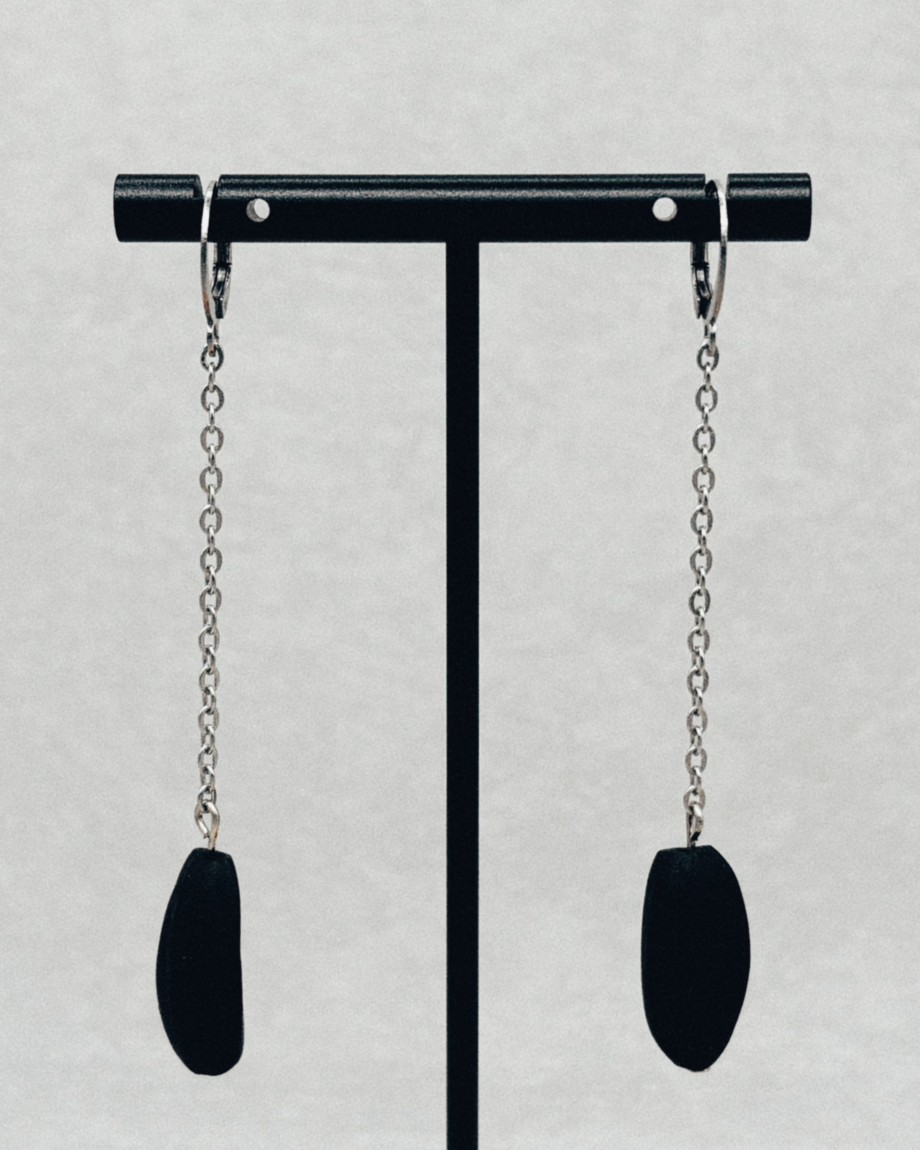 Blackened Pinenut Huggie Drops