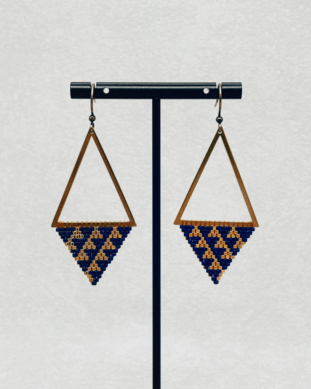 Bronze Triangle Dangles - Fog Woman Designs