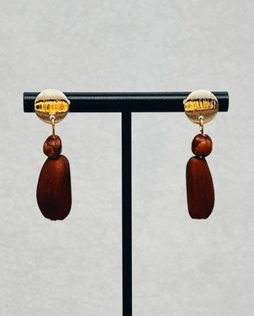 Pinenut and Cedar Berry Gold Studs