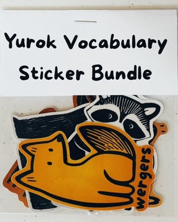 Forest Yurok Vocabulary Sticker Bundle