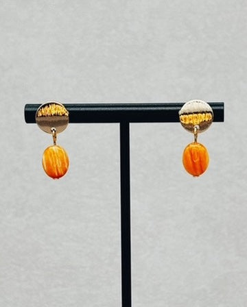 Spiny Oyster Gold Studs
