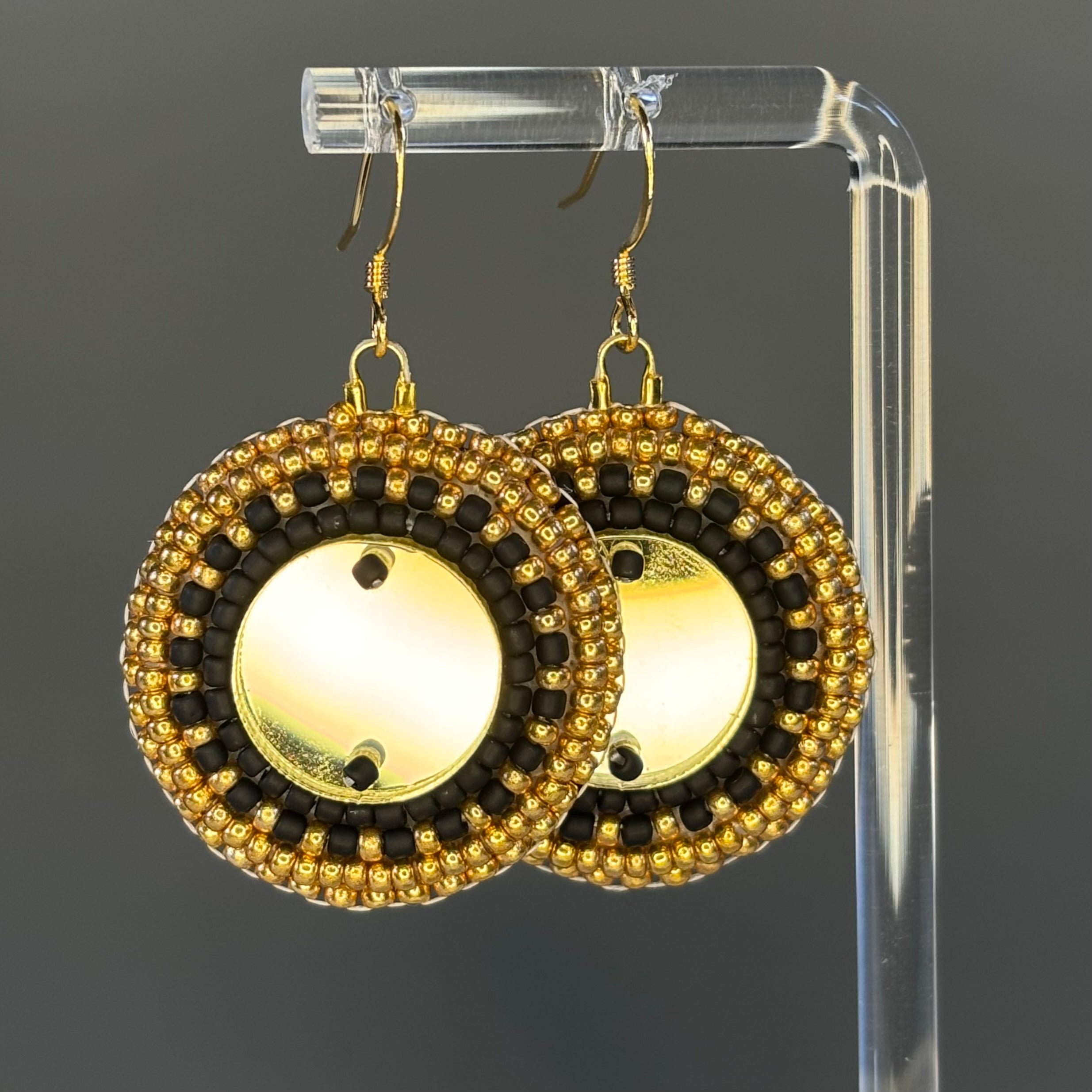 Beaded Mirrors